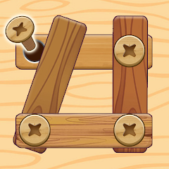 Wood Puzzle: Nuts & Bolts【Android】